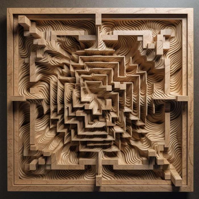 Patterns and decorations (Escher 3, PATTERN_2763) 3D models for cnc